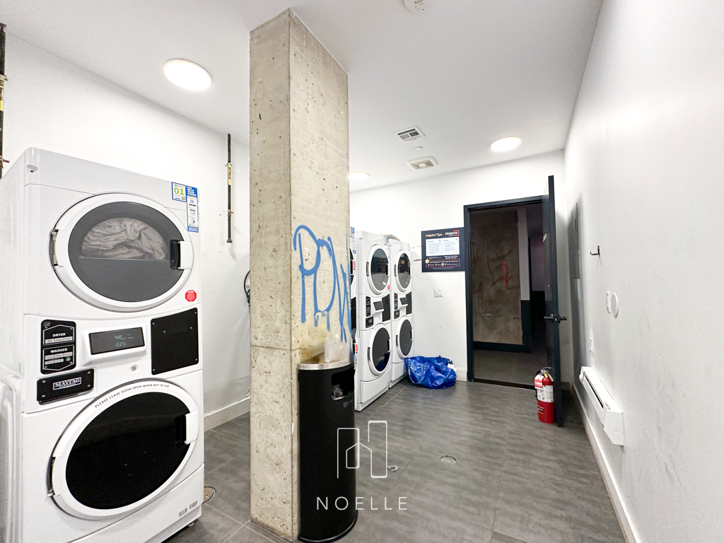 luxury building with apartment for rent in williamsburg, brooklyn - laundry